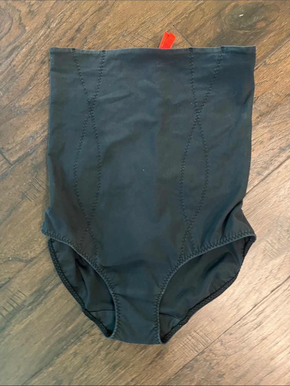 SPANX Spoil Me Cotton Black High-Waist Shaping Shorts Medium